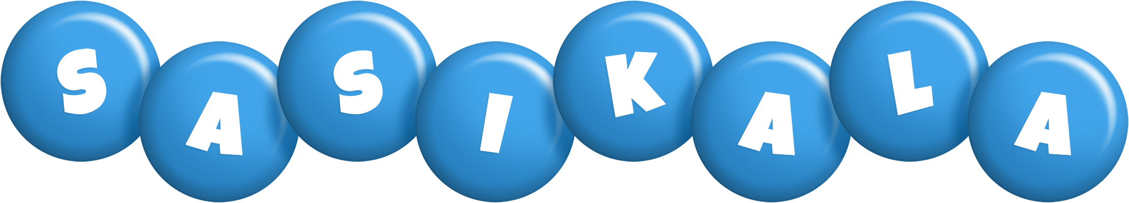 Sasikala candy-blue logo