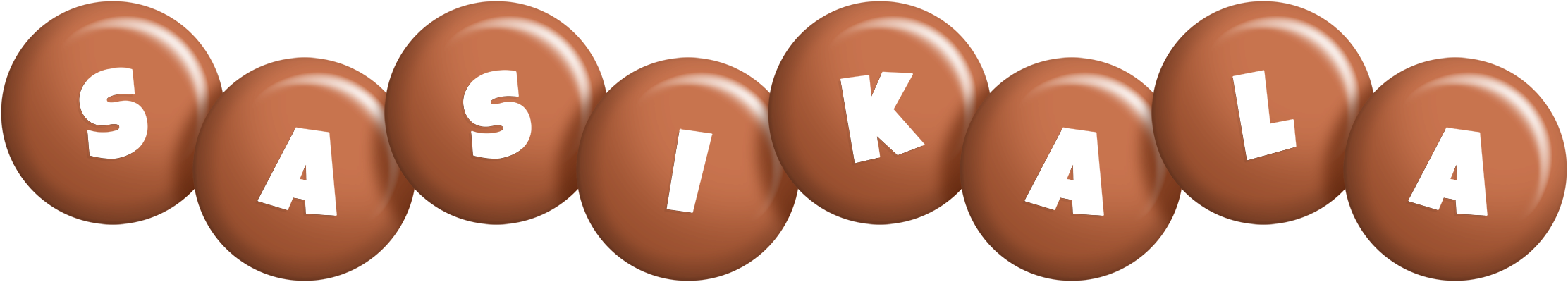 Sasikala candy-brown logo