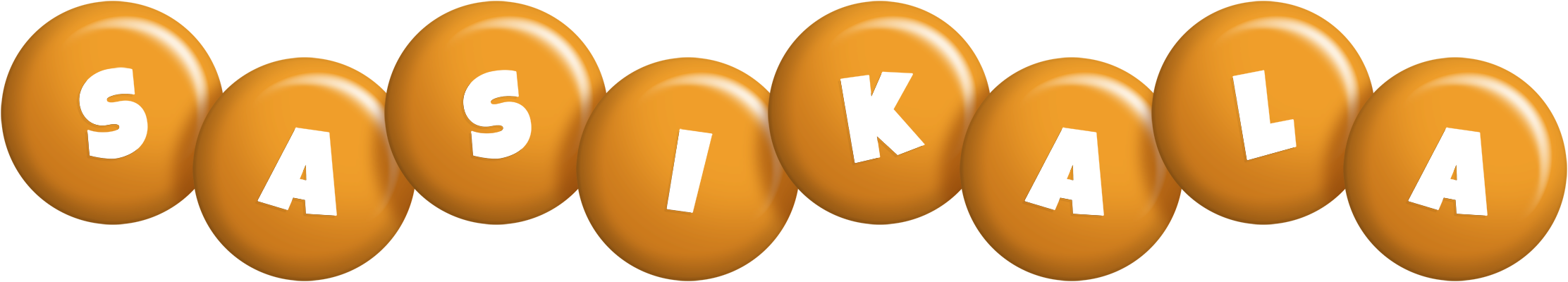 Sasikala candy-orange logo