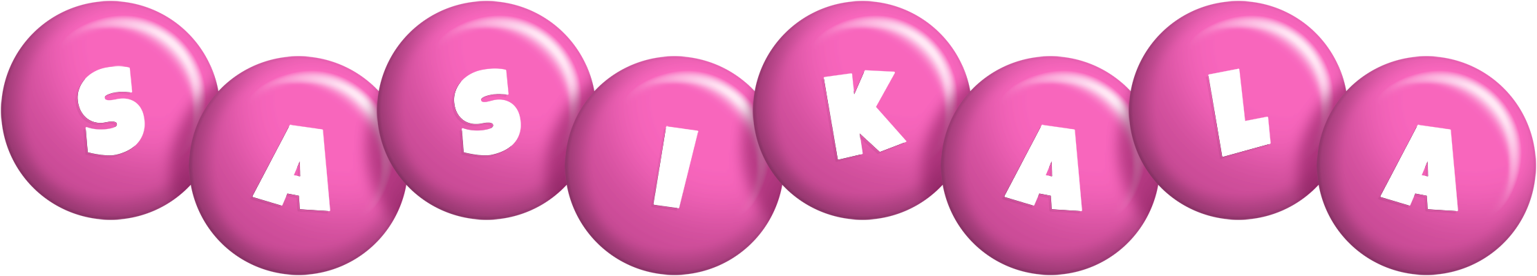 Sasikala candy-pink logo