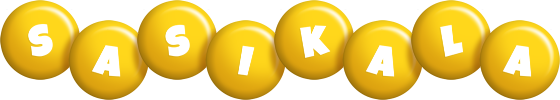 Sasikala candy-yellow logo