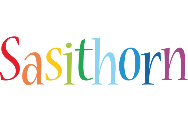Sasithorn birthday logo
