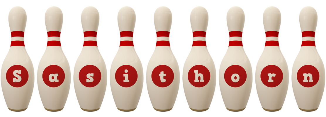 Sasithorn bowling-pin logo