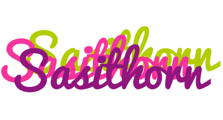 Sasithorn flowers logo