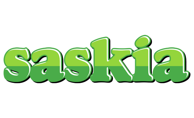 Saskia apple logo