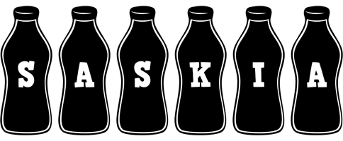 Saskia bottle logo
