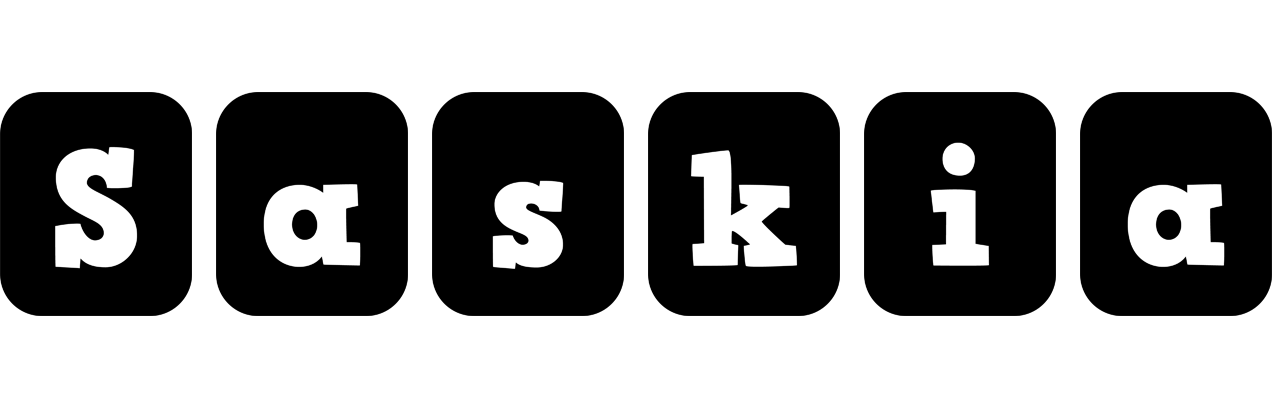 Saskia box logo