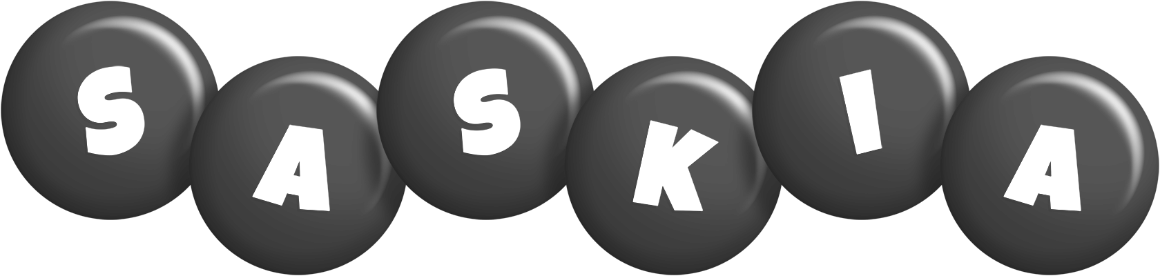 Saskia candy-black logo