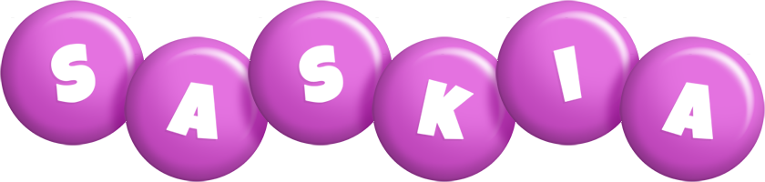 Saskia candy-purple logo