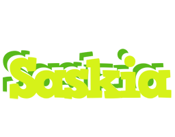 Saskia citrus logo