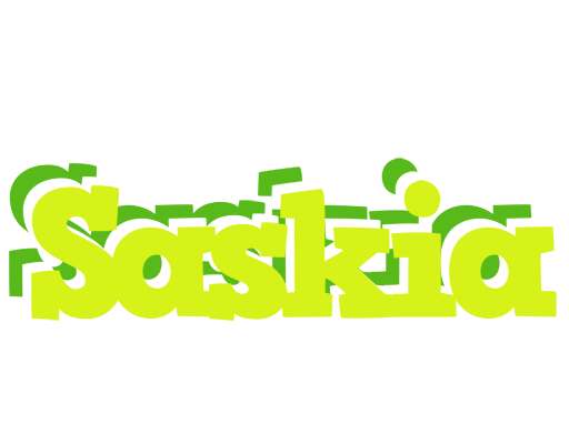 Saskia citrus logo