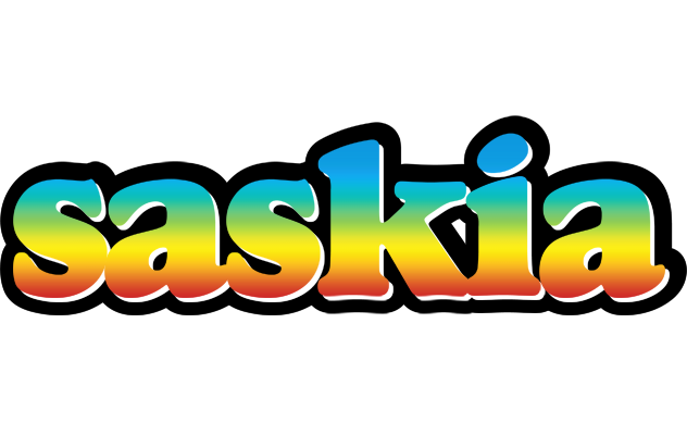 Saskia color logo
