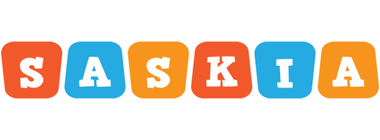 Saskia comics logo