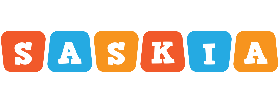 Saskia comics logo