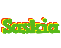 Saskia crocodile logo