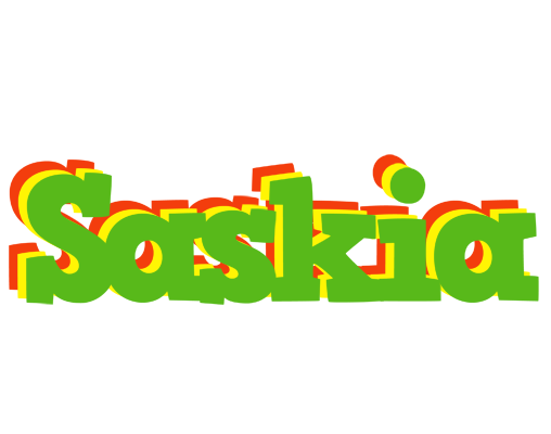 Saskia crocodile logo