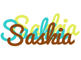 Saskia cupcake logo