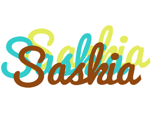 Saskia cupcake logo
