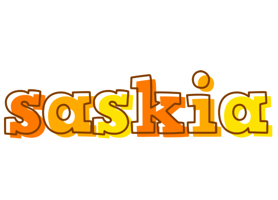Saskia desert logo