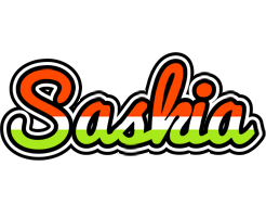 Saskia exotic logo