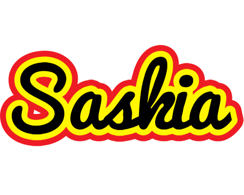 Saskia flaming logo