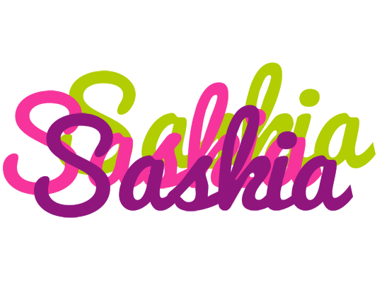 Saskia flowers logo