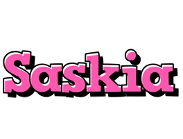 Saskia girlish logo