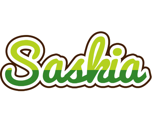 Saskia golfing logo