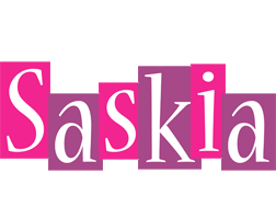 Saskia whine logo