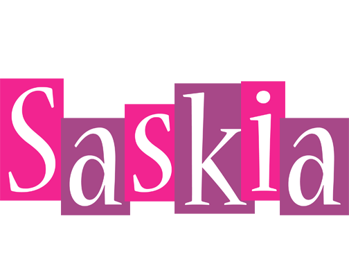 Saskia whine logo