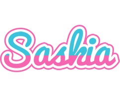 Saskia woman logo