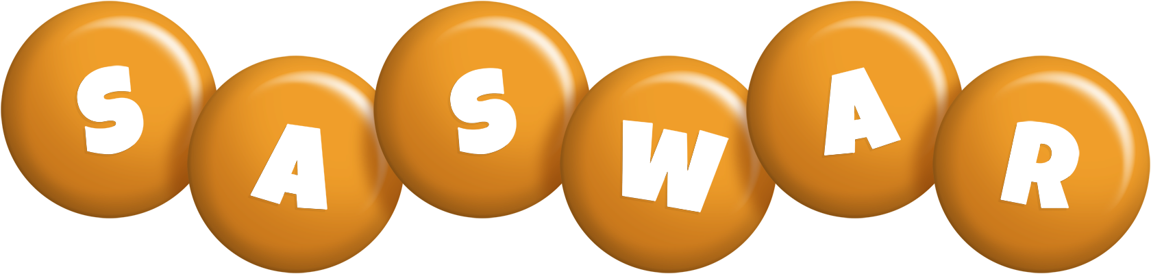 Saswar candy-orange logo
