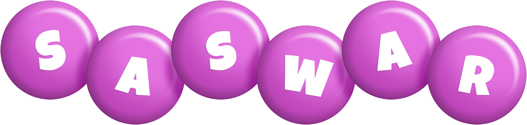 Saswar candy-purple logo