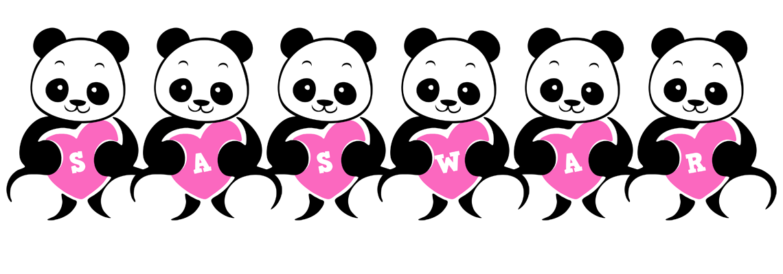 Saswar love-panda logo