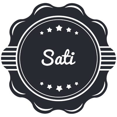 Sati badge logo