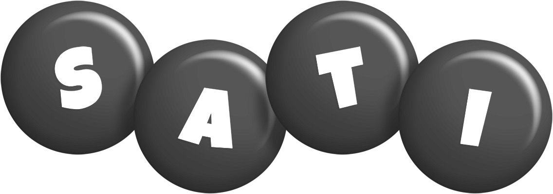 Sati candy-black logo