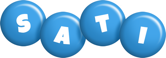 Sati candy-blue logo