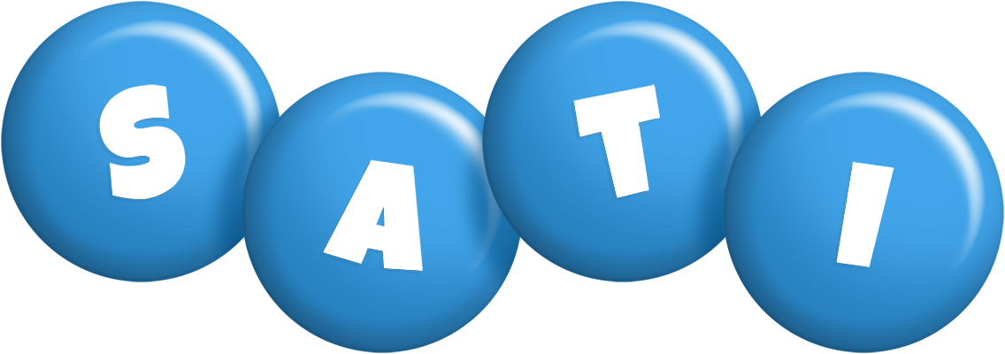 Sati candy-blue logo