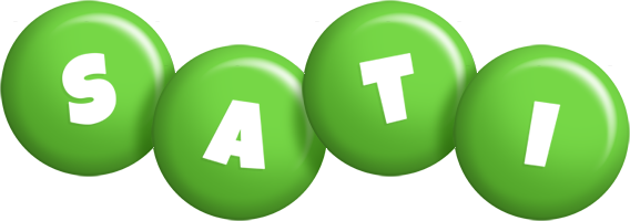 Sati candy-green logo