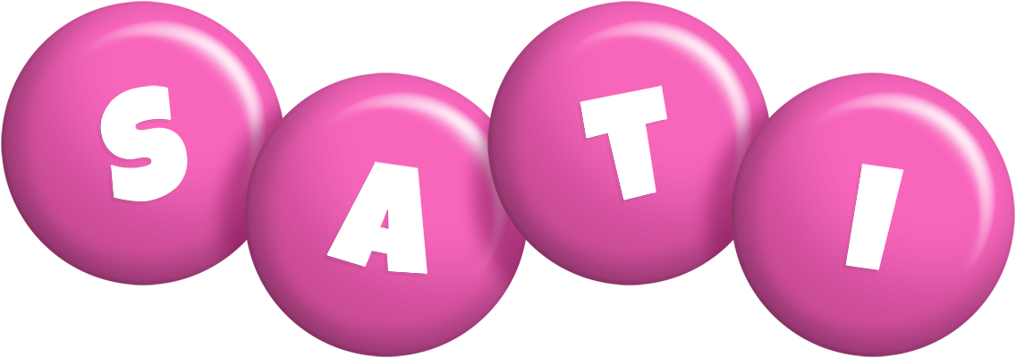 Sati candy-pink logo