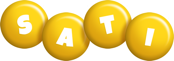Sati candy-yellow logo