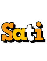 Sati cartoon logo