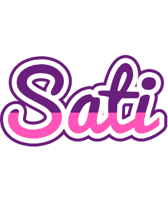 Sati cheerful logo