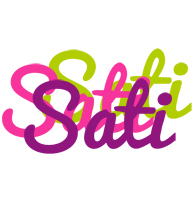 Sati flowers logo