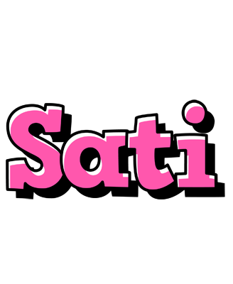 Sati girlish logo