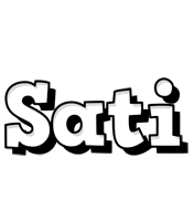 Sati snowing logo