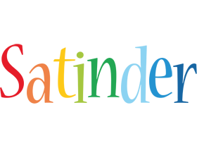 Satinder birthday logo