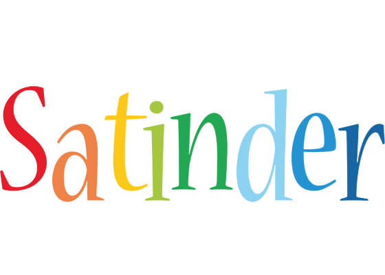 Satinder birthday logo