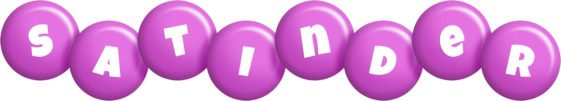 Satinder candy-purple logo