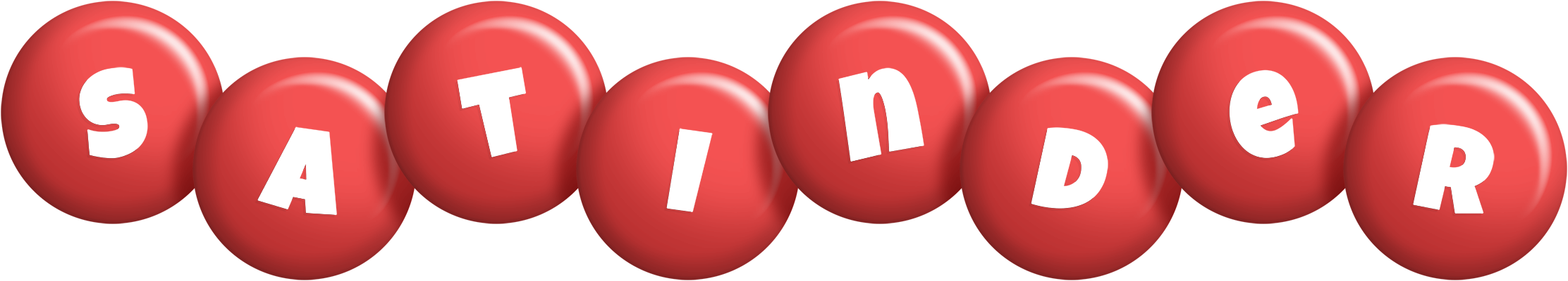 Satinder candy-red logo